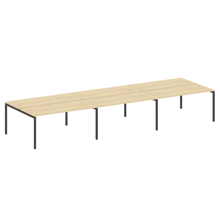 Рабочая станция на 6 раб. мест на металлокаркасе 40.СМ-6.4