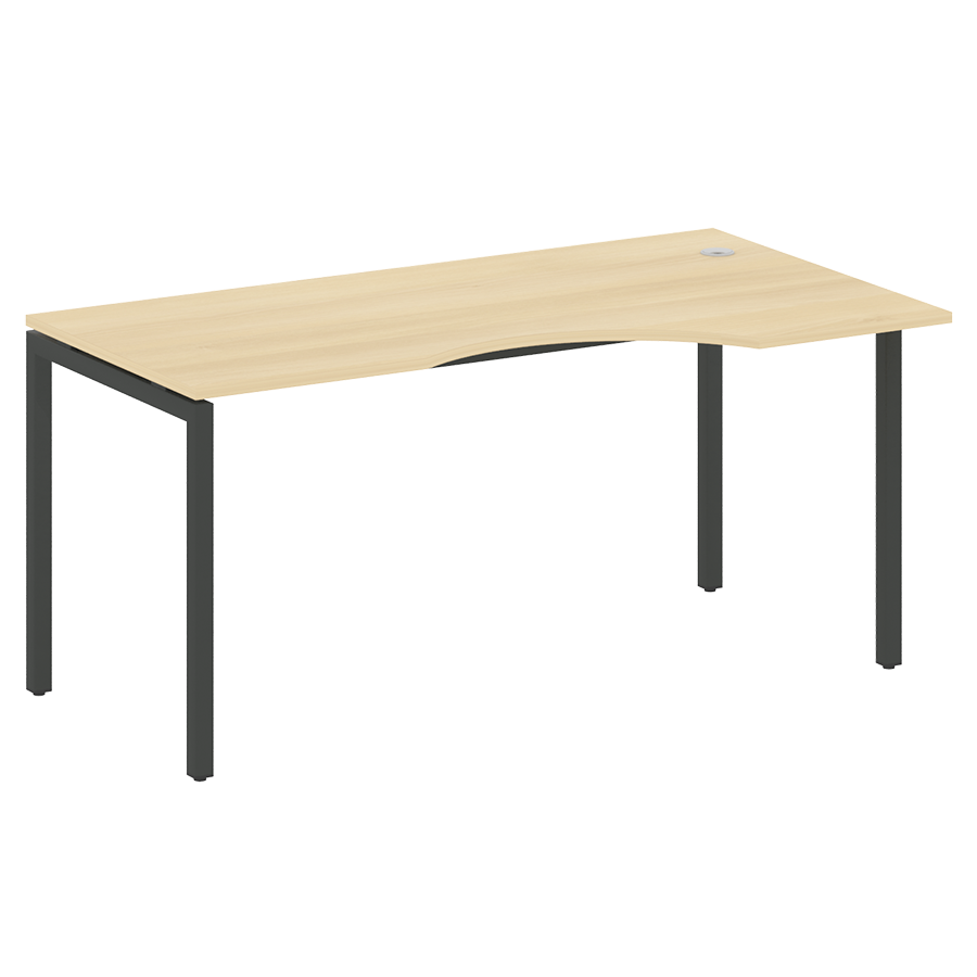 Стол криволинейный правый на металлокаркасе 40.СА-1 (R)