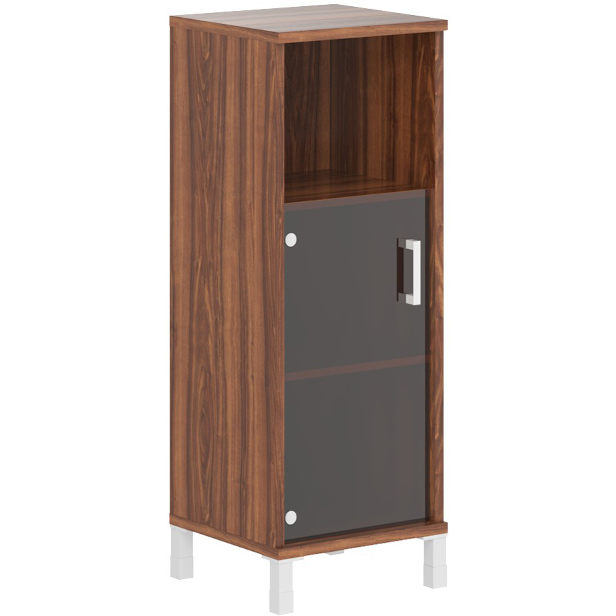 Шкаф-колонка средняя с малой стеклянной дверью (Л/ПР) В 421.5