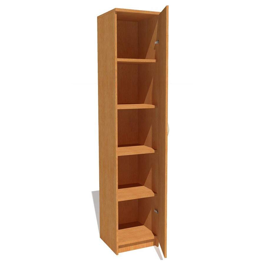 Шкаф офисный для документов узкий закрытый ЛБ 10.2