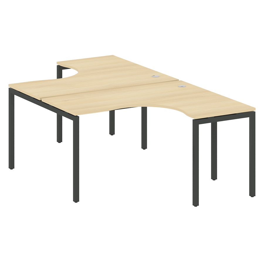 Рабочая станция криволинейная на металлокаркасе 40.РАС-СА-2.3