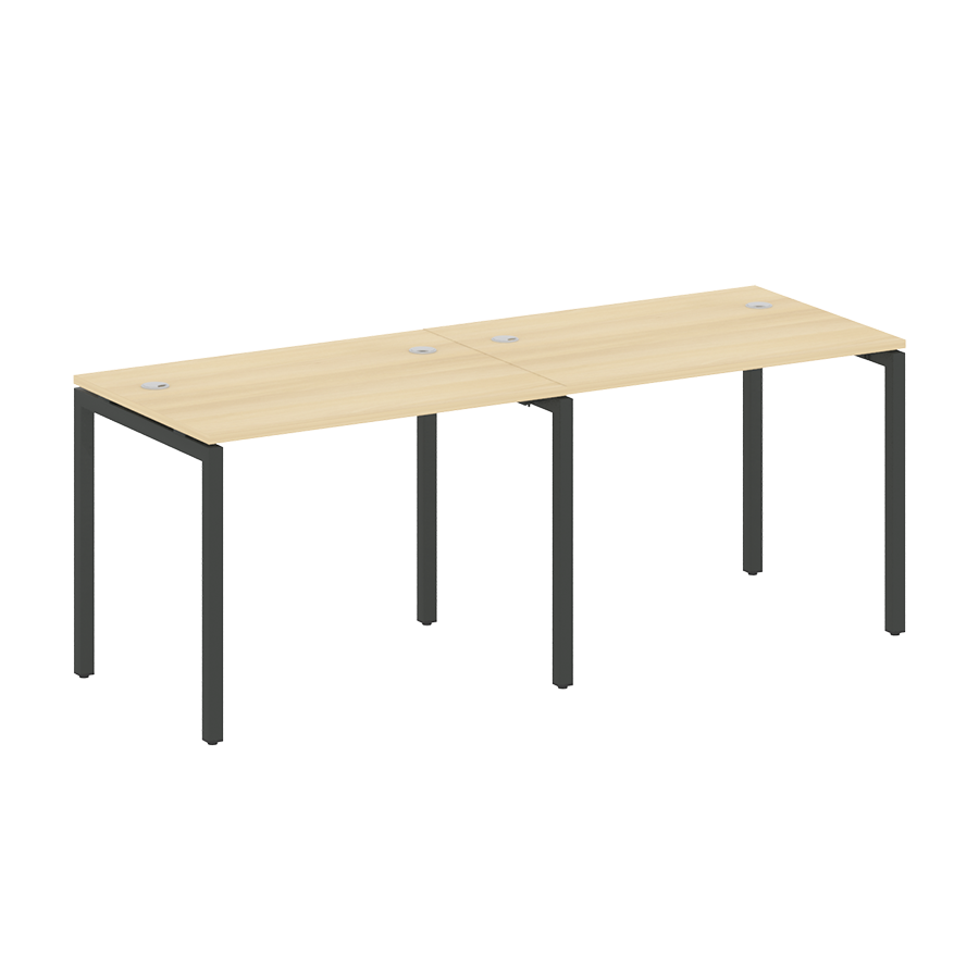 Рабочая станция на 2 места на металлокаркасе 40.СМ-2.1