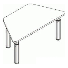 Стол детский регулируемый СДРт-9