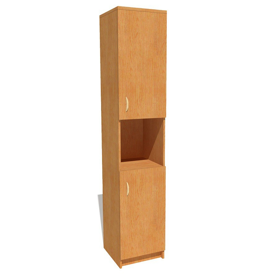 Шкаф офисный для документов двери-ниша-двери ЛБ 10.4