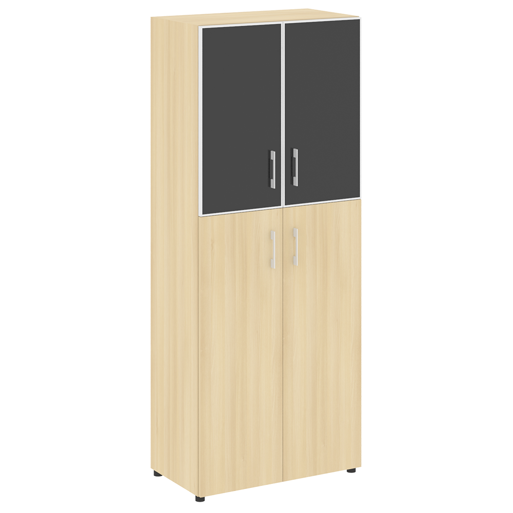 Шкаф высокий широкий (стекло лакобель в раме) LT.ST-1.7 R