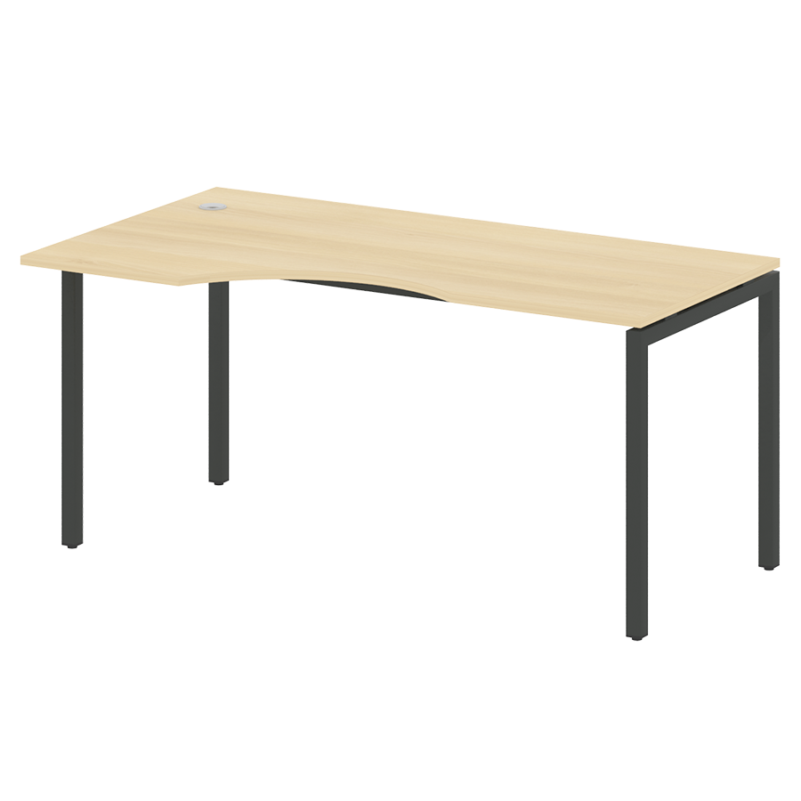 Стол криволинейный левый на металлокаркасе 40.СА-1 (L)