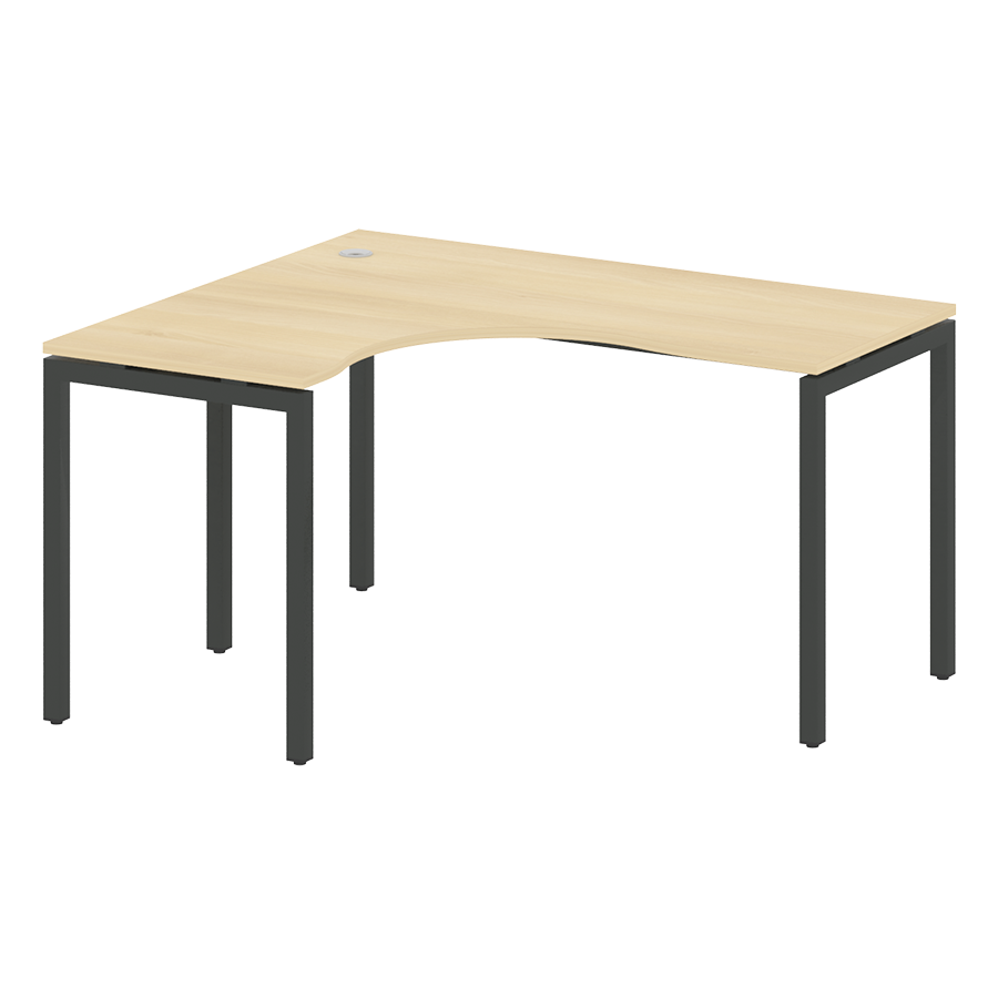 Стол криволинейный левый на металлокаркасе 40.СА-3 (L)