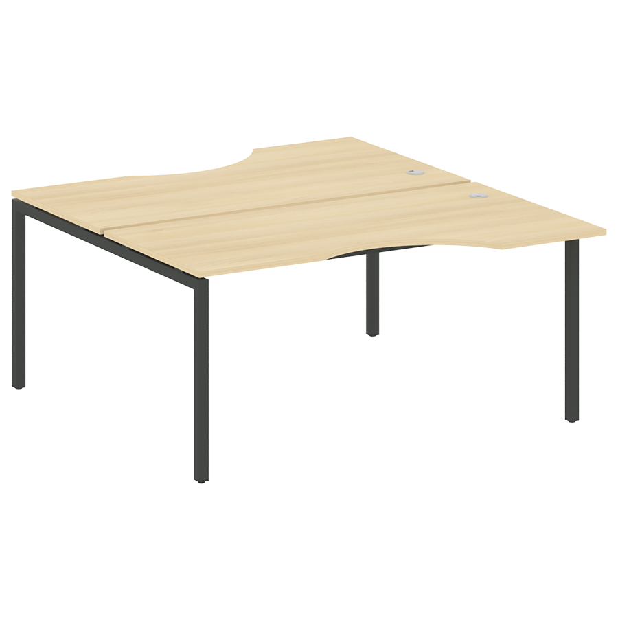 Рабочая станция криволинейная на металлокаркасе 40.РАС-СА-2.1