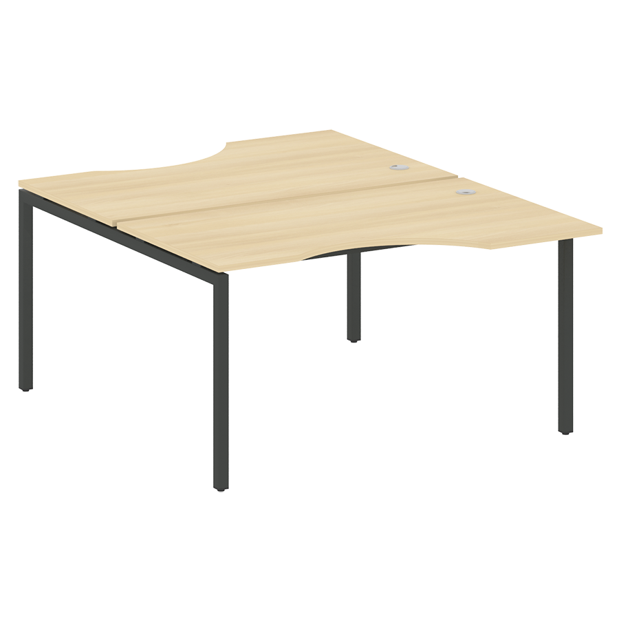 Рабочая станция криволинейная на металлокаркасе 40.РАС-СА-2.2