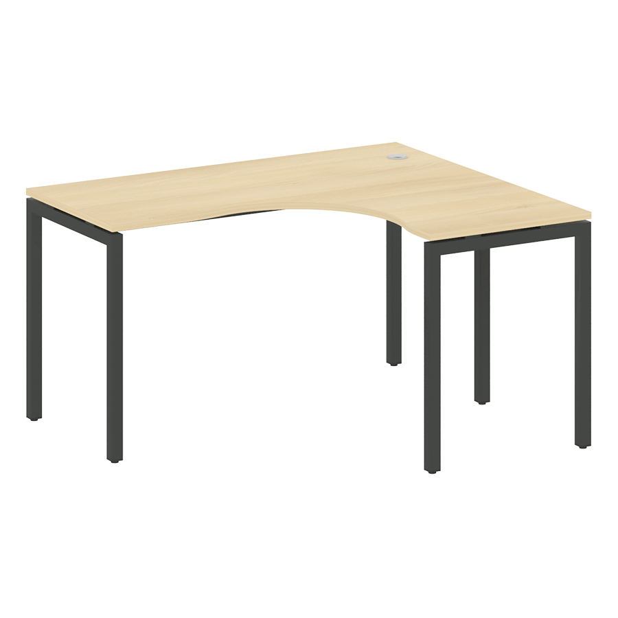 Стол криволинейный правый на металлокаркасе 40.СА-3 (R)