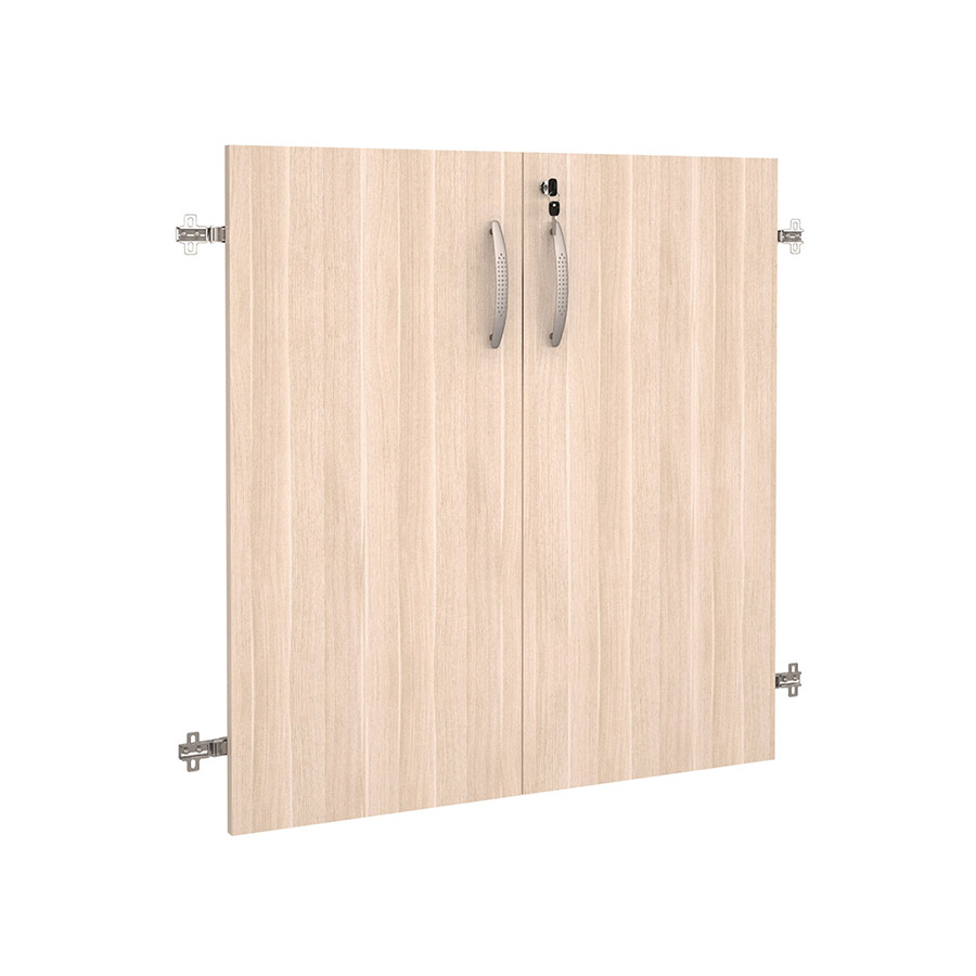 Двери ДСП на 2 секции с замком 63.59