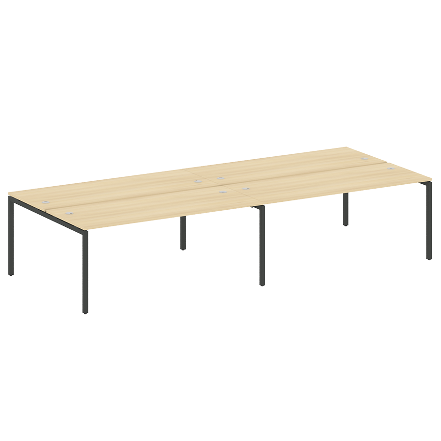 Рабочая станция на 4 места на металлокаркасе 40.СМ-4.5