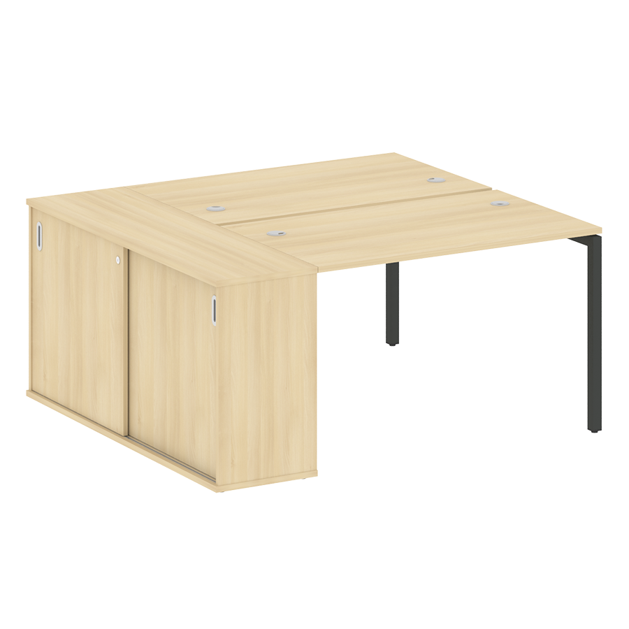 Рабочая станция с шкафом-купе на металлокаркасе 40.РС-СШК-1.2 Т