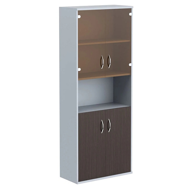 Шкаф высокий со стеклом СТ-1.4