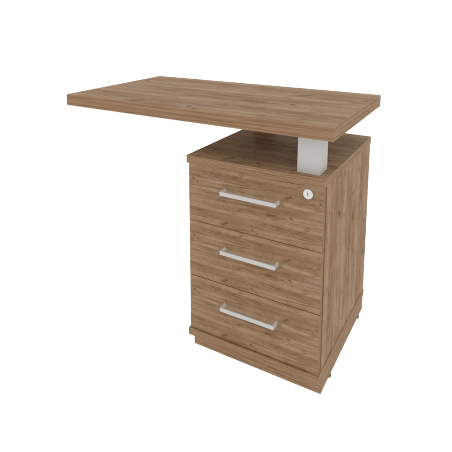 Тумба приставная для прямоугольного стола KTP-1 (Левая / Правая)