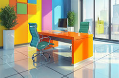 Психология цвета в офисной мебели: Как цвета мебели влияют на настроение и производительность сотрудников
