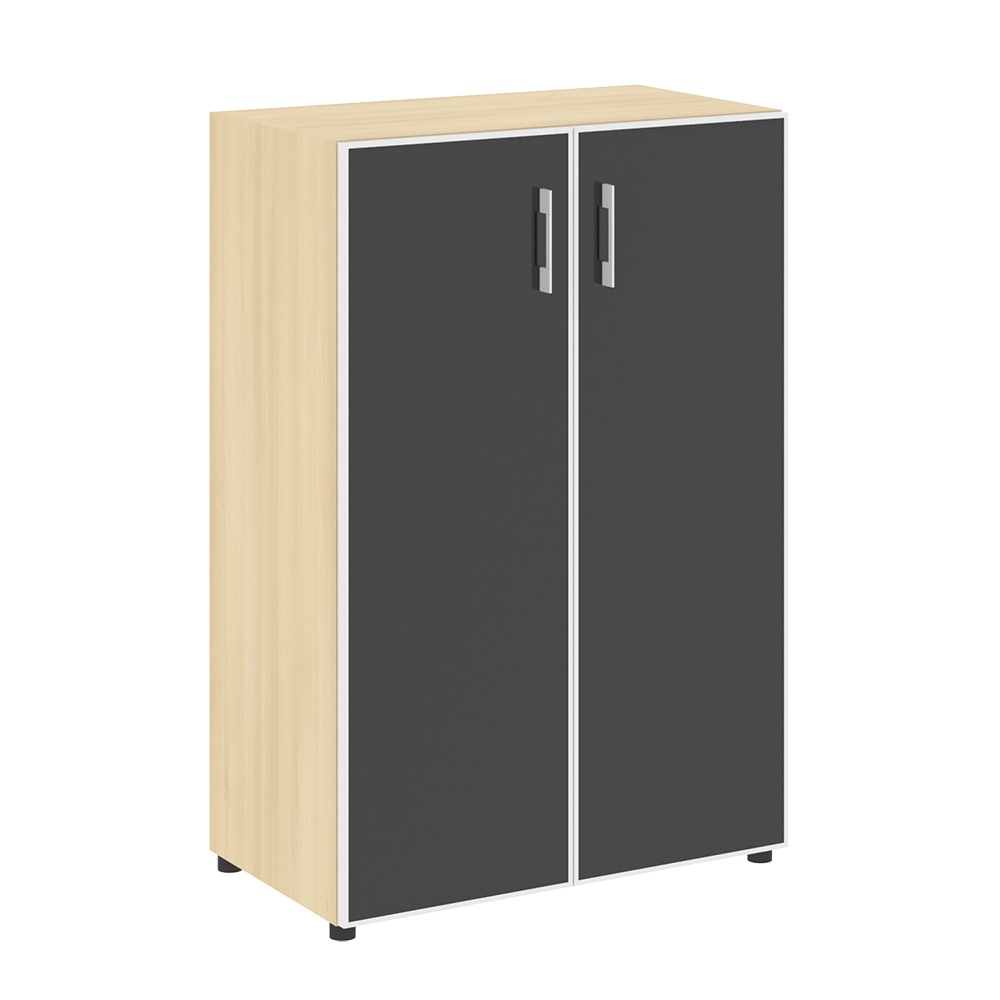 Шкаф средний широкий (стекло лакобель в раме) LT.ST-2.4 R