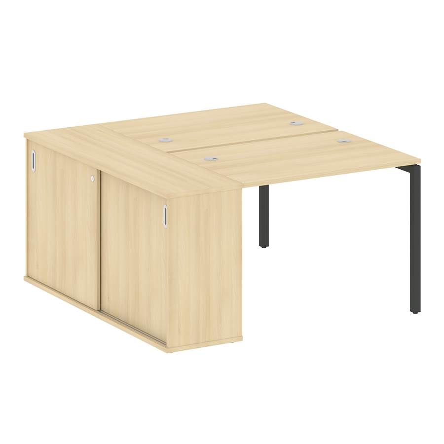 Рабочая станция с шкафом-купе на металлокаркасе 40.РС-СШК-1.1 Т