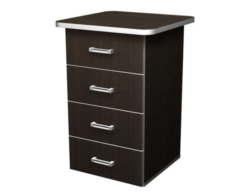 Тумба приставная с 4 ящиками ПТ4.6