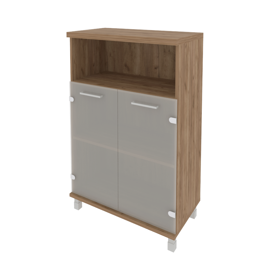 Шкаф средний широкий (стекло) KST-2.2