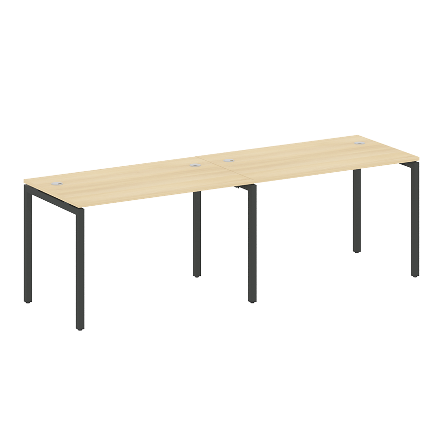 Рабочая станция на 2 места на металлокаркасе 40.СМ-2.2