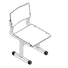 Стул детский СН-00-т15