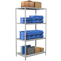 СТЕЛЛАЖ МЕТАЛЛИЧЕСКИЙ MS STANDART 185/100X60/4