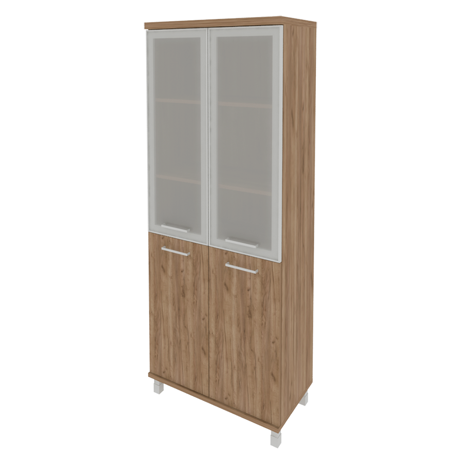 Шкаф высокий широкий (стекло в раме) KST-1.2R