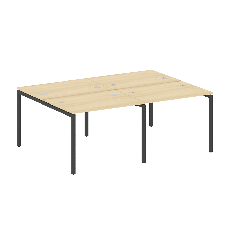 Рабочая станция на 4 места на металлокаркасе 40.СМ-4.1