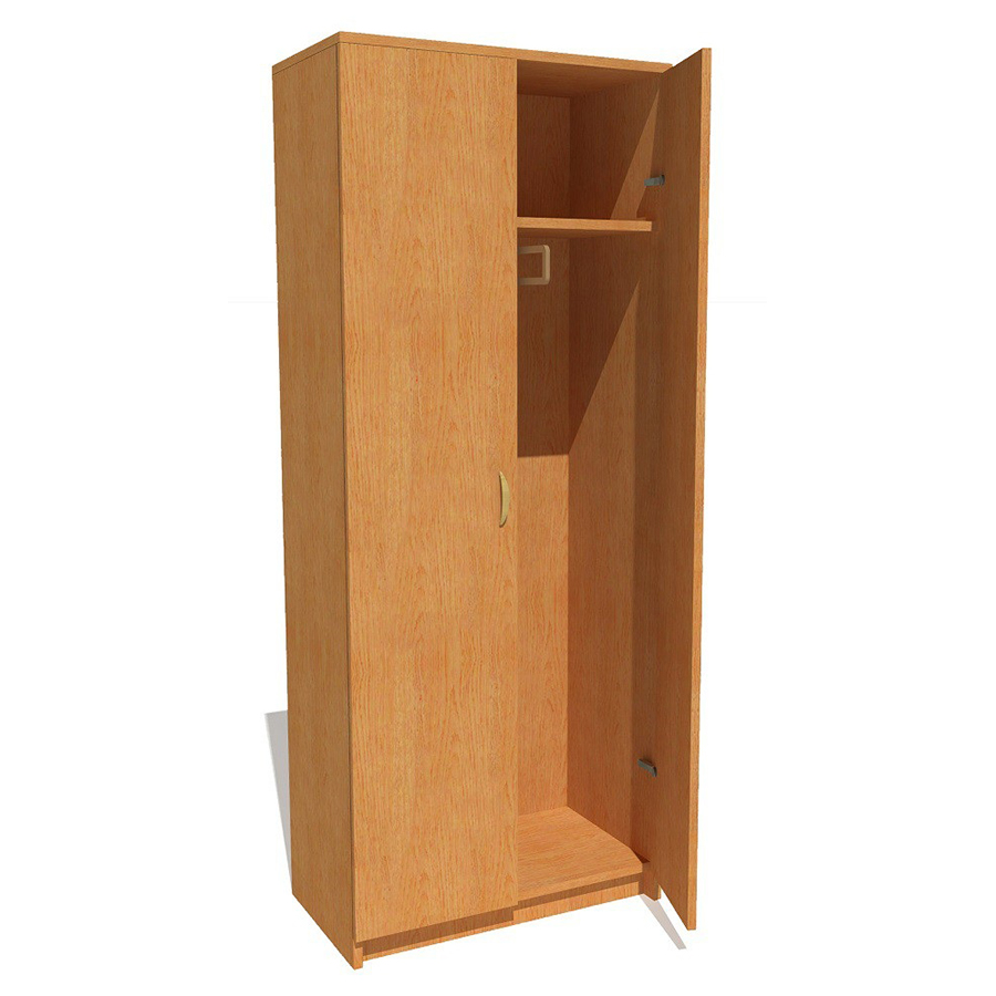 Шкаф офисный для одежды средний ЛБ 8.2