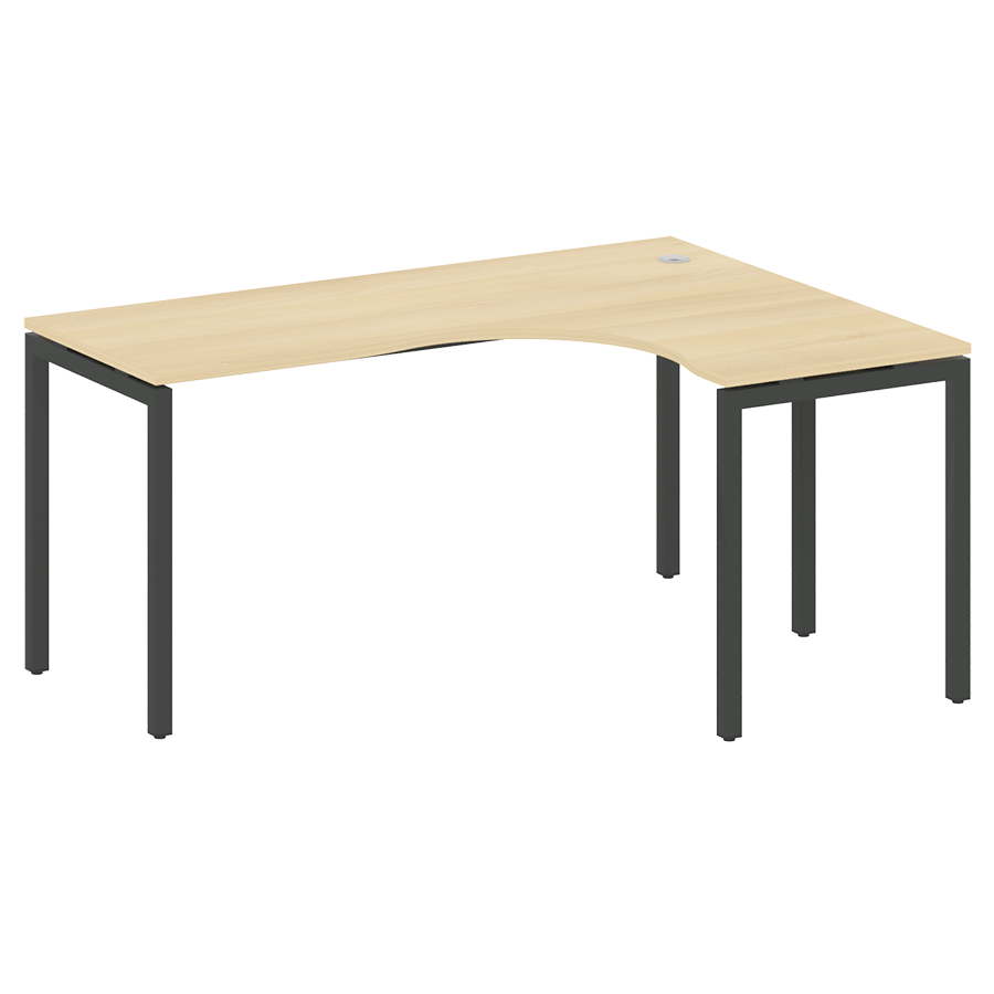 Стол криволинейный правый на металлокаркасе 40.СА-4 (R)