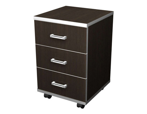 Тумба подкатная с 3 ящиками ПТ3