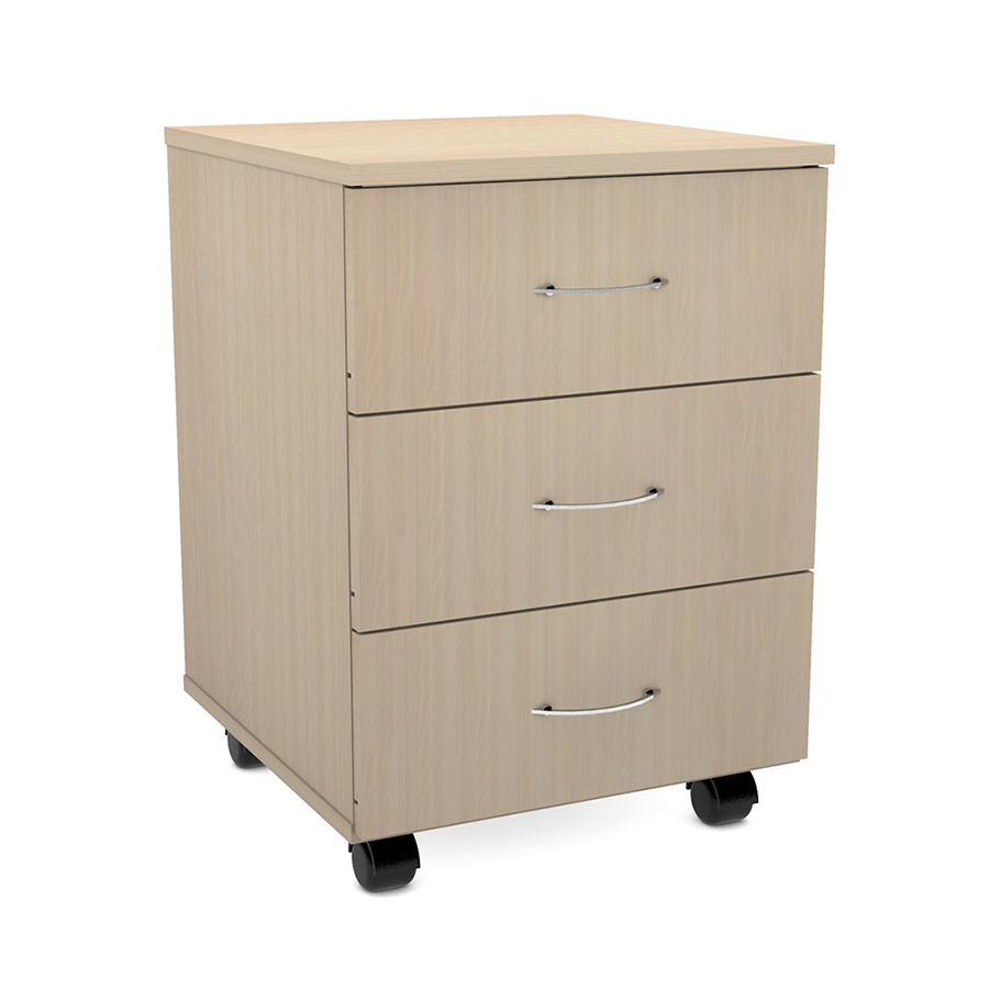 Тумба подкатная с 3 ящиками У.Т-3