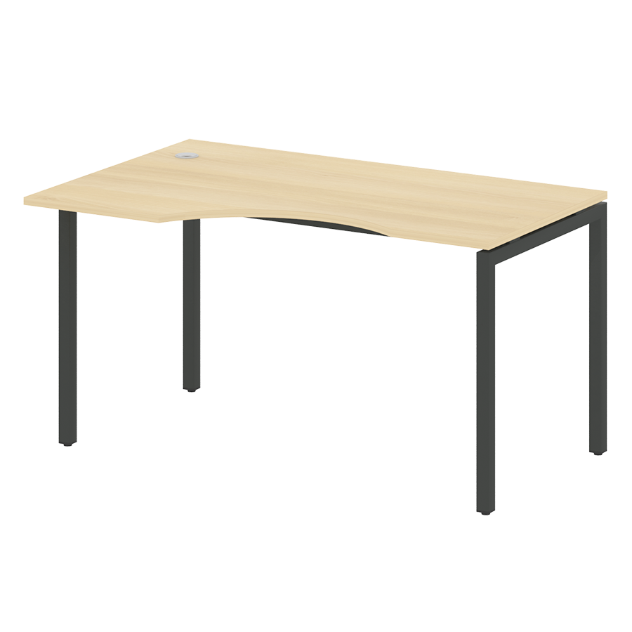 Стол криволинейный левый на металлокаркасе 40.СА-2 (L)