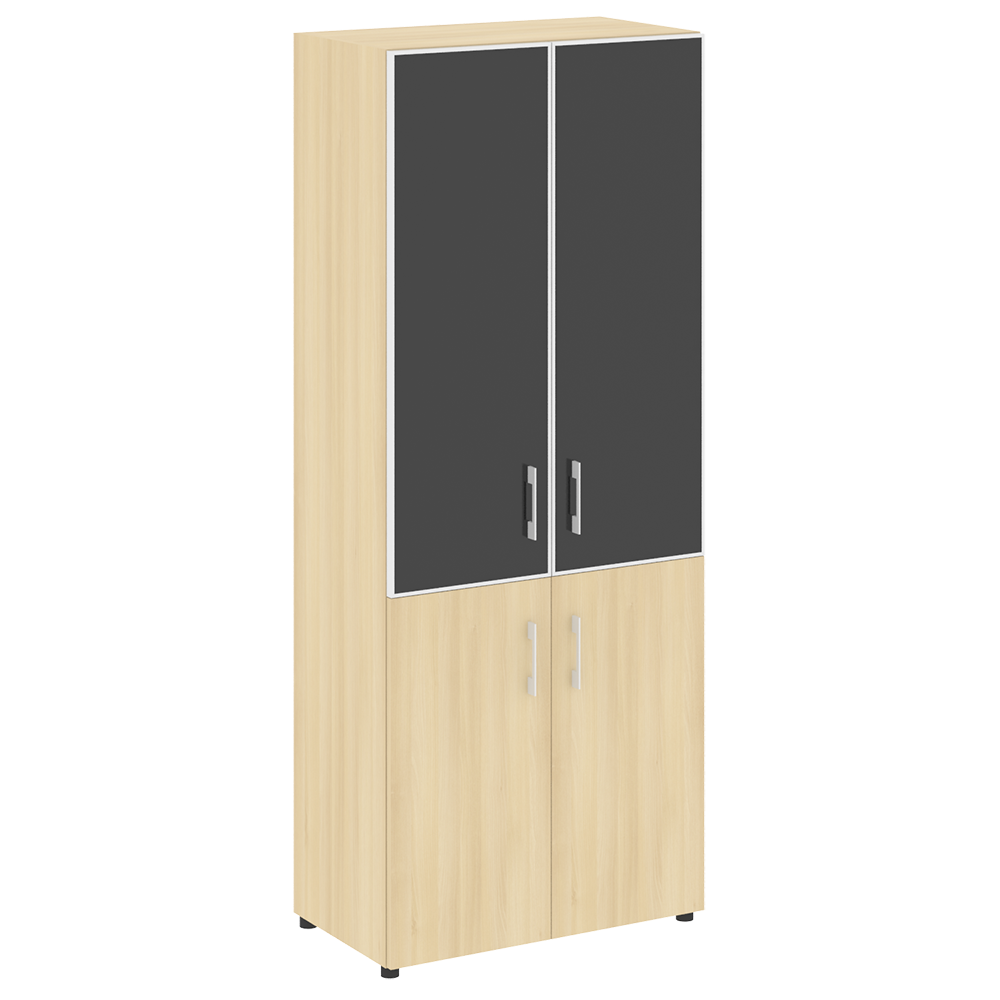 Шкаф высокий широкий (стекло лакобель в раме) LT.ST-1.2 R