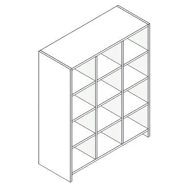 Шкаф для горшков ШГ-12