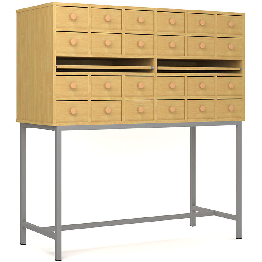 Шкаф картотечный 2-секционный Лц.ШдК-24м