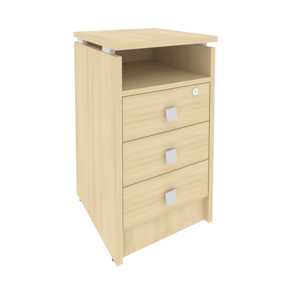 Тумба приставная (с замком) Л.ТП-4