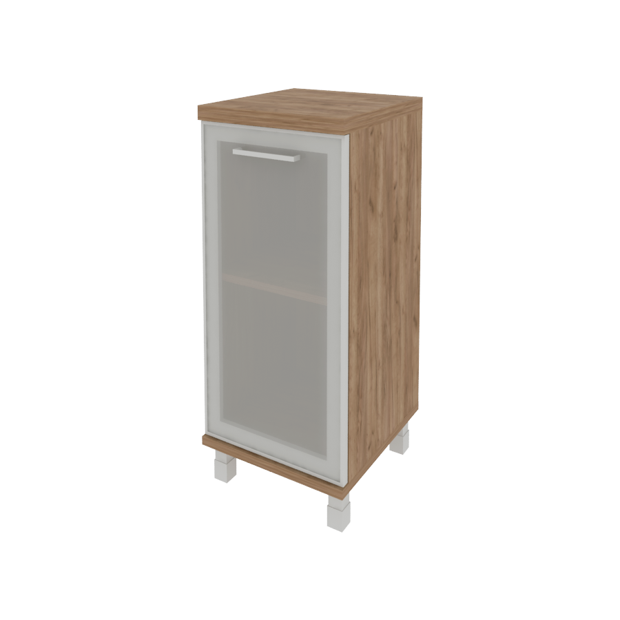 Шкаф низкий узкий (стекло в раме) KSU-3.2R (Левый / Правый)