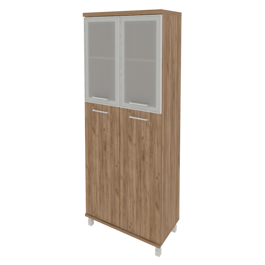 Шкаф высокий широкий (стекло в раме) KST-1.7R