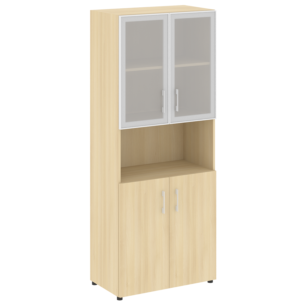 Шкаф высокий широкий (стекло в раме) LT.ST-1.4 R