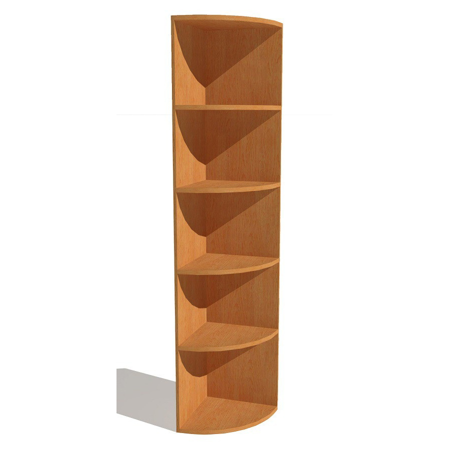 Шкаф офисный угловой с радиусом ЛБ 10.7R