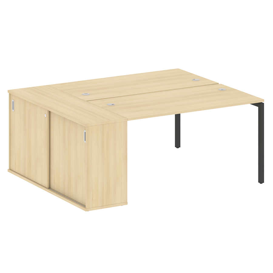 Рабочая станция с шкафом-купе на металлокаркасе 40.РС-СШК-1.3 Т