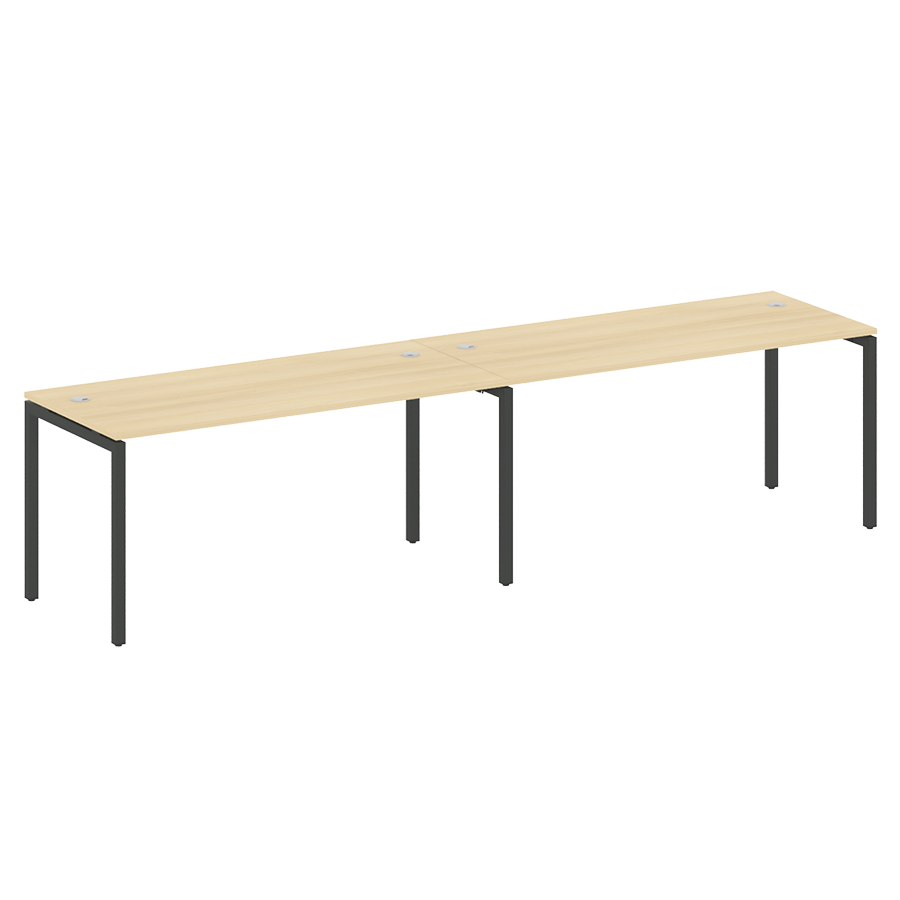 Рабочая станция на 2 места на металлокаркасе 40.СМ-2.4