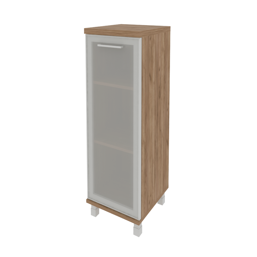 Шкаф средний узкий (стекло в раме) KSU-2.4R (Левый / Правый)