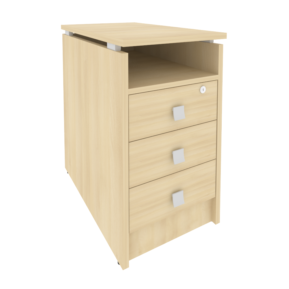 Тумба приставная (с замком) Л.ТП-4.2