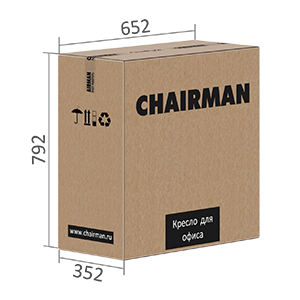 Размеры упаковки Кресла CHAIRMAN 610