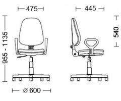 Размеры кресла Престиж