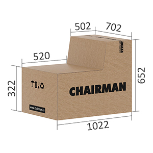 Размеры упаковки Кресла CHAIRMAN 421