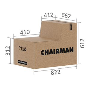 Размеры упаковки Кресла CHAIRMAN 750